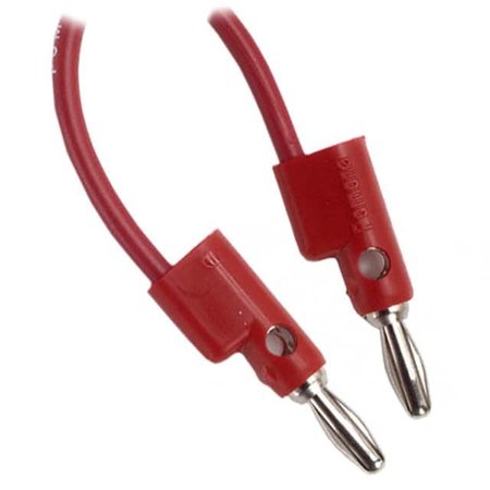 POMONA FLUKE BANANA PLUG PATCH CORD RED 1894785 B-36-2